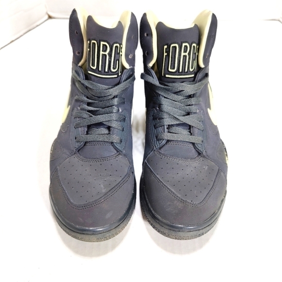 Nike 2012 Air Force 180 RARE Mid Glow In The Dark Sneakers Men's Shoe Sz 10 - Picture 2 of 12